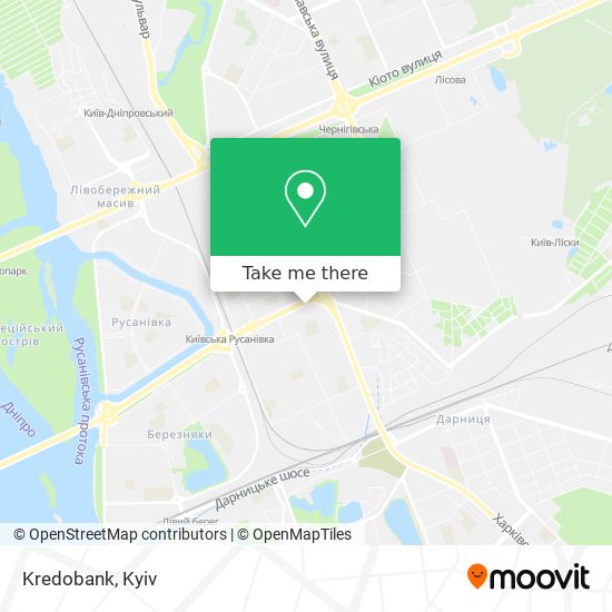 Kredobank map