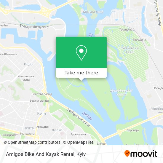 Amigos Bike And Kayak Rental map