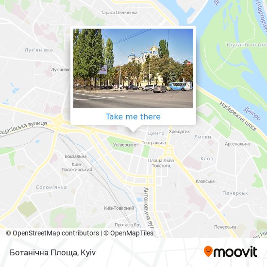 Ботанічна Площа map