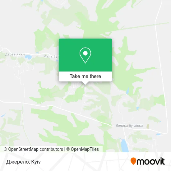 Карта Джерело