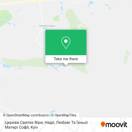 Карта Церква Святих Віри, Надії, Любові Та Їхньої Матері Софії