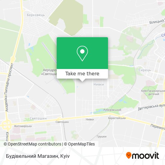 Будівельний Магазин map