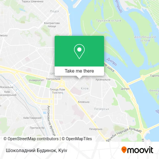 Карта Шоколадний Будинок