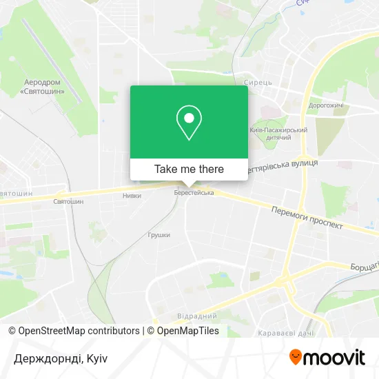 Карта Держдорнді
