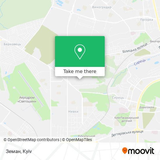 Земан map