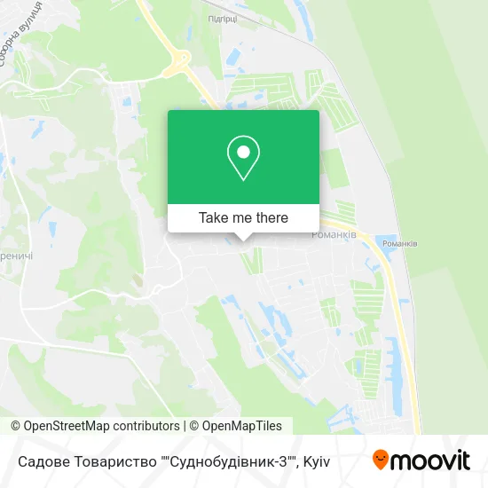 Карта Садове Товариство ""Суднобудівник-3""