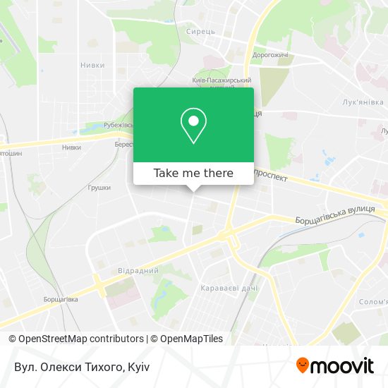 Вул. Олекси Тихого map