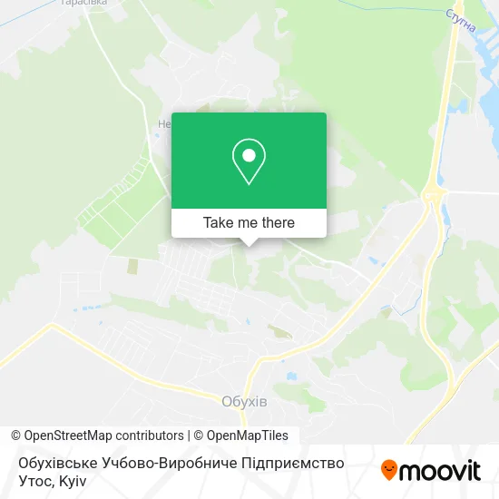 Карта Обухівське Учбово-Виробниче Підприємство Утос