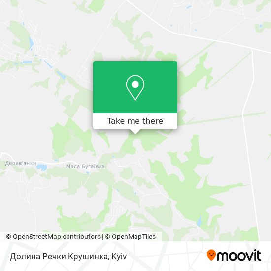 Долина Речки Крушинка map