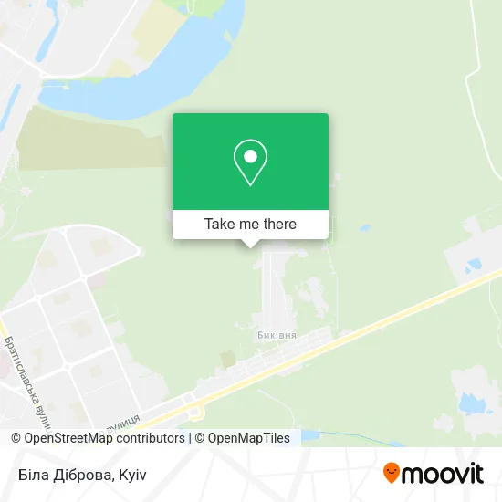 Карта Біла Діброва