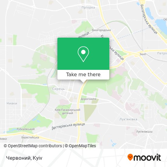 Карта Червоний
