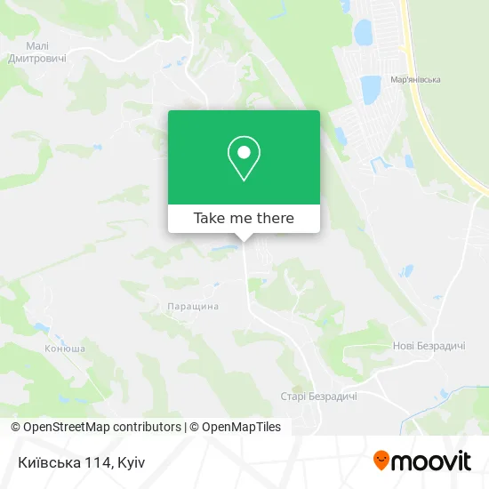 Київська 114 map