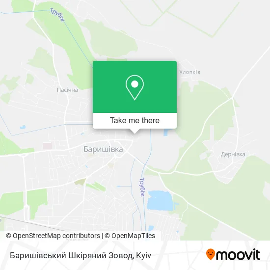 Баришівський Шкіряний Зовод map