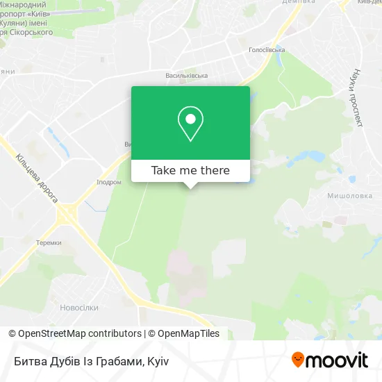 Битва Дубів Із Грабами map