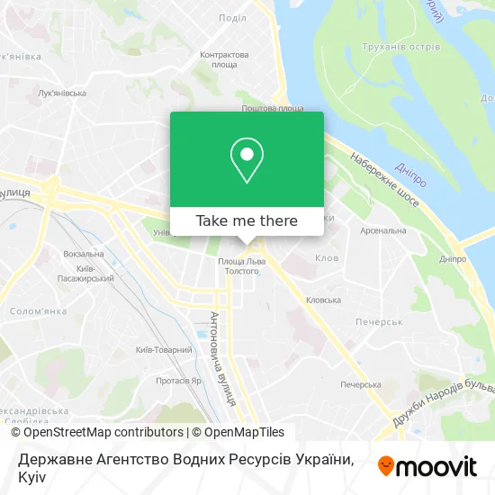 Державне Агентство Водних Ресурсів України map