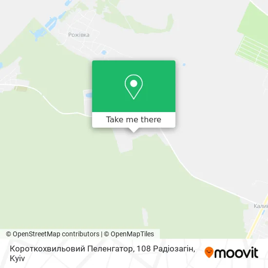 Короткохвильовий Пеленгатор, 108 Радіозагін map