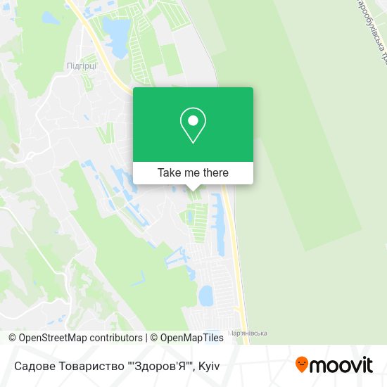 Карта Садове Товариство ""Здоров'Я""