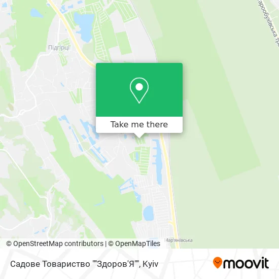 Садове Товариство ""Здоров'Я"" map