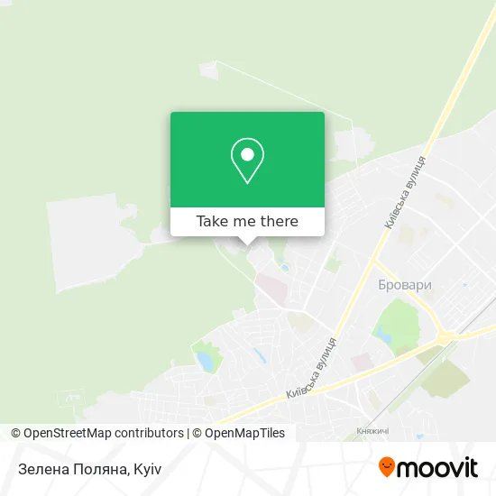 Зелена Поляна map