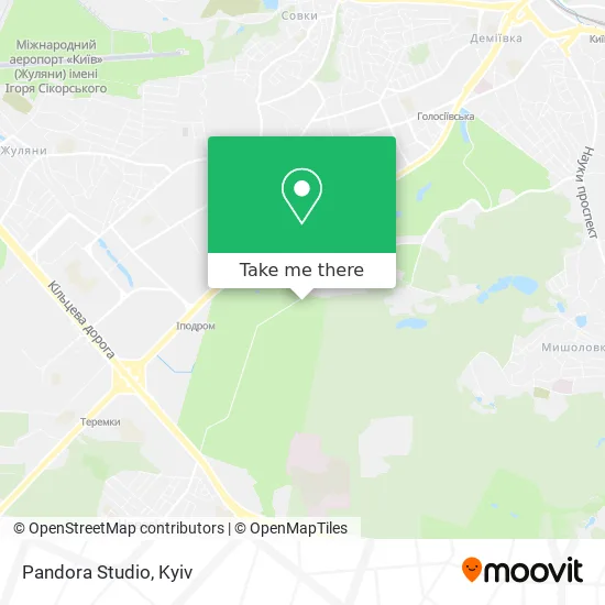 Карта Pandora Studio