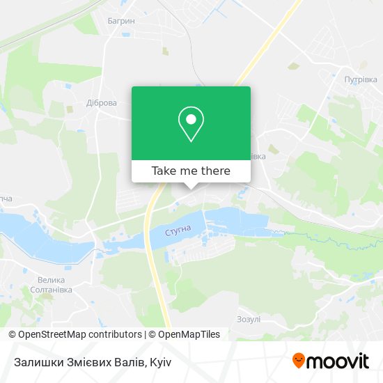 Залишки Змієвих Валів map
