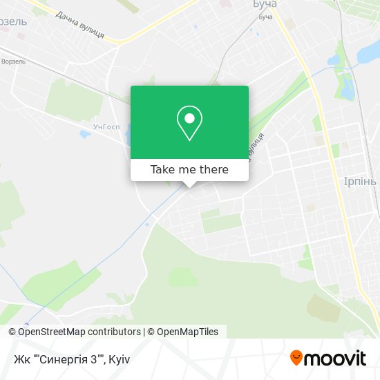 Карта Жк ""Синергія 3""