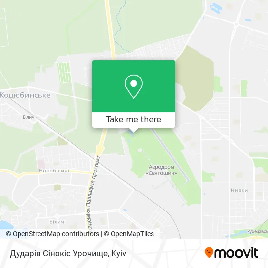 Дударів Сінокіс Урочище map