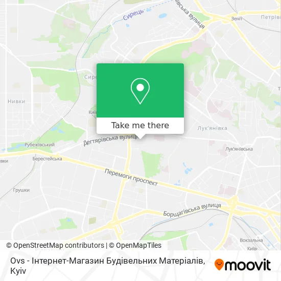 Ovs - Інтернет-Магазин Будівельних Матеріалів map