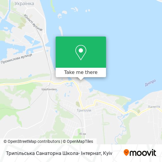 Трипільська Санаторна Школа- Інтернат map