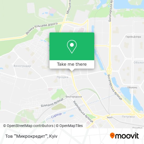 Тов ""Микрокредит"" map