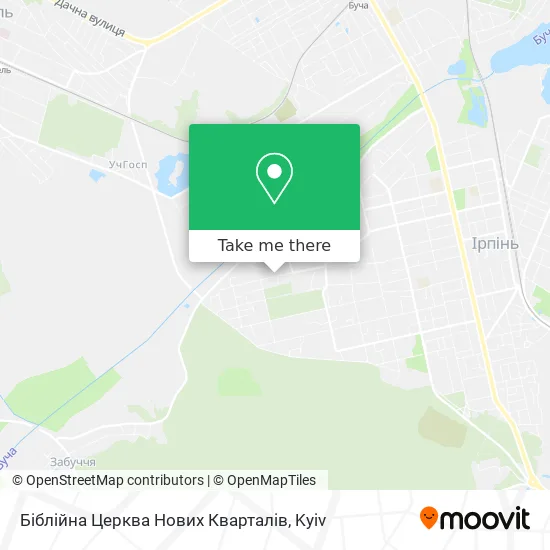 Біблійна Церква Нових Кварталів map