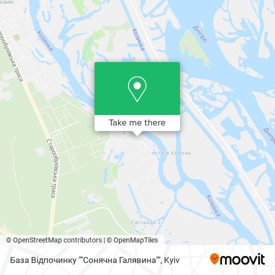 База Відпочинку ""Сонячна Галявина"" map