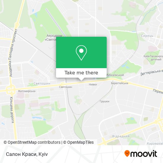 Салон Краси map