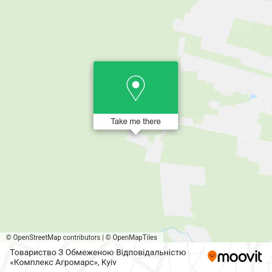 Товариство З Обмеженою Відповідальністю «Комплекс Агромарс» map