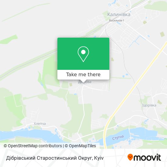 Дібрівський Старостинський Округ map
