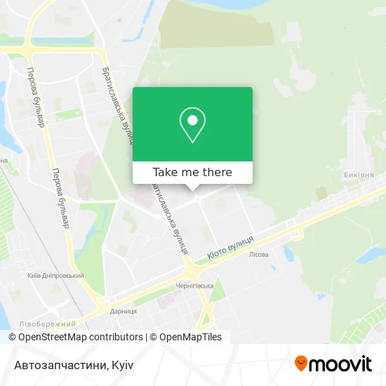 Карта Автозапчастини
