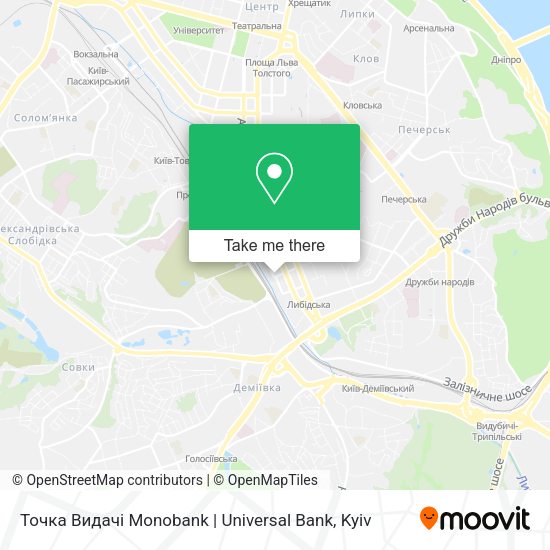 Карта Точка Видачі Monobank | Universal Bank