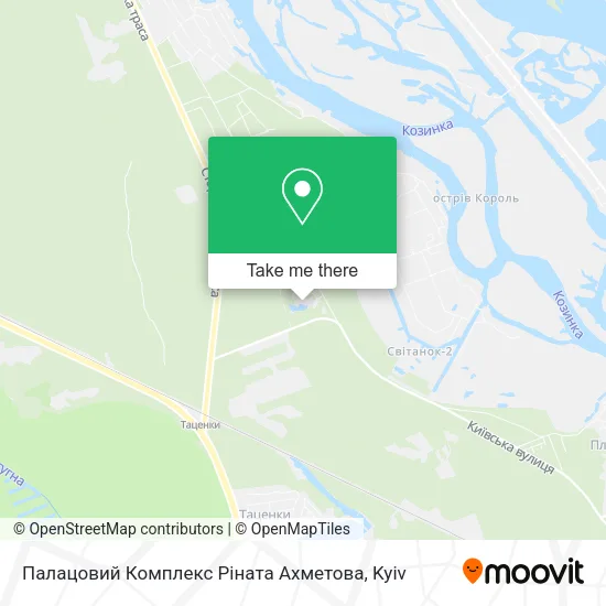 Карта Палацовий Комплекс Ріната Ахметова