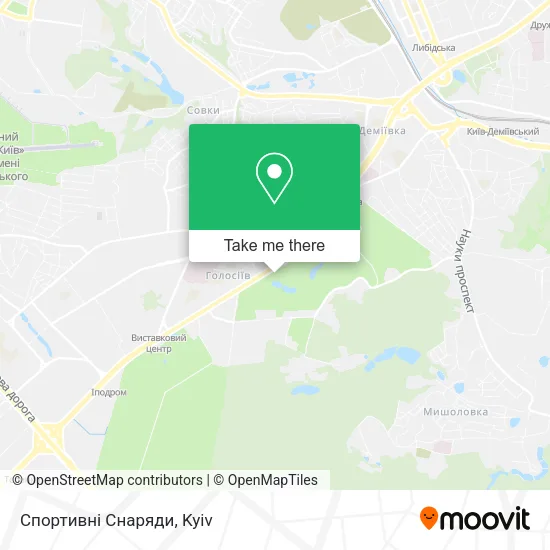 Карта Спортивні Снаряди