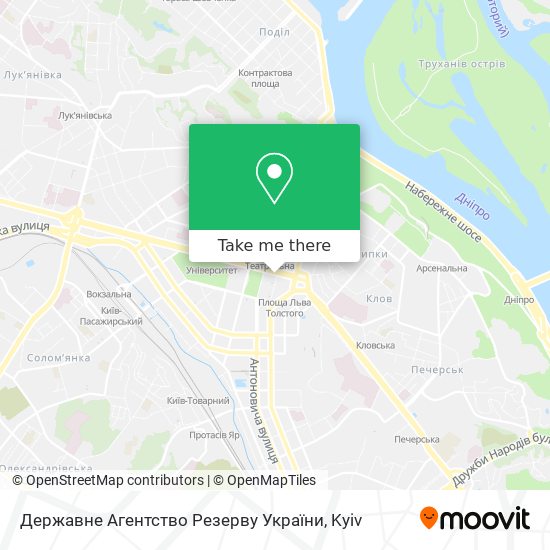Карта Державне Агентство Резерву України