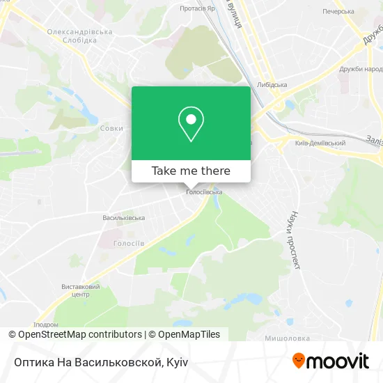 Оптика На Васильковской map