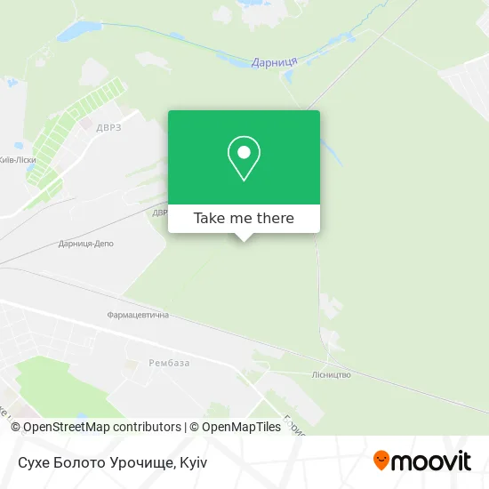 Карта Сухе Болото Урочище