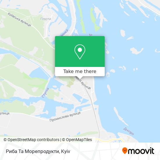 Риба Та Морепродукти map