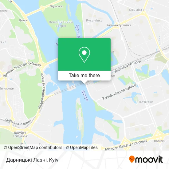 Карта Дарницькі Лазні