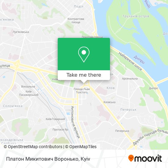 Платон Микитович Воронько map