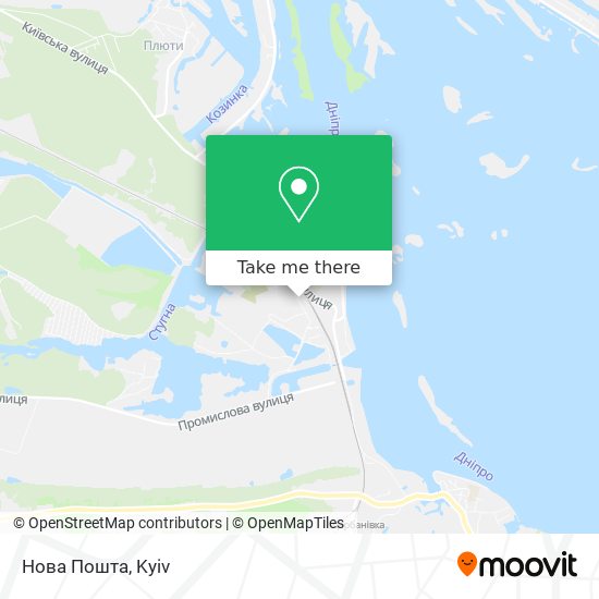 Нова Пошта map