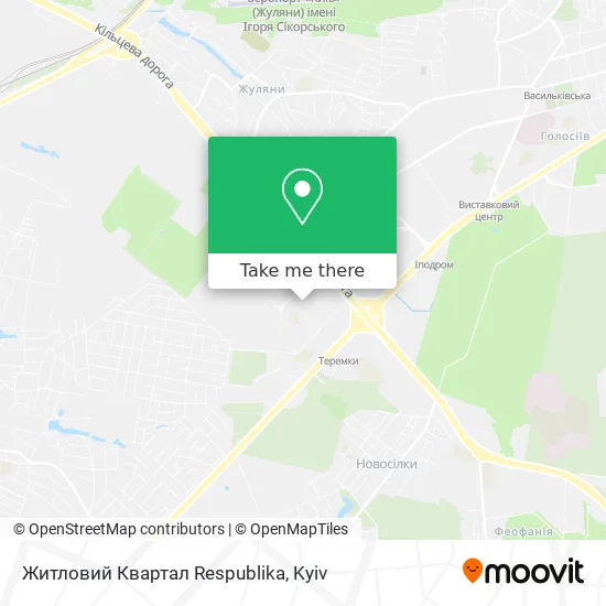 Карта Житловий Квартал Respublika