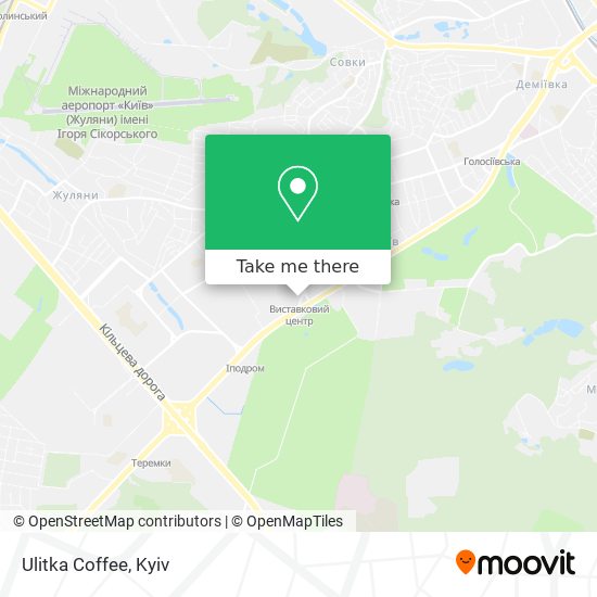 Ulitka Coffee map