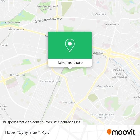 Карта Парк ""Супутник""