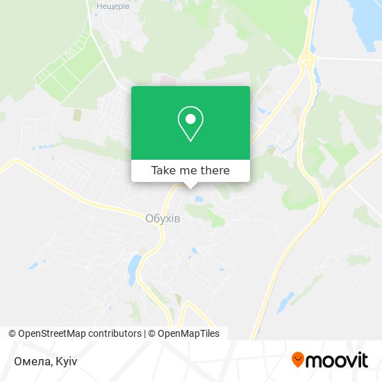Омела map